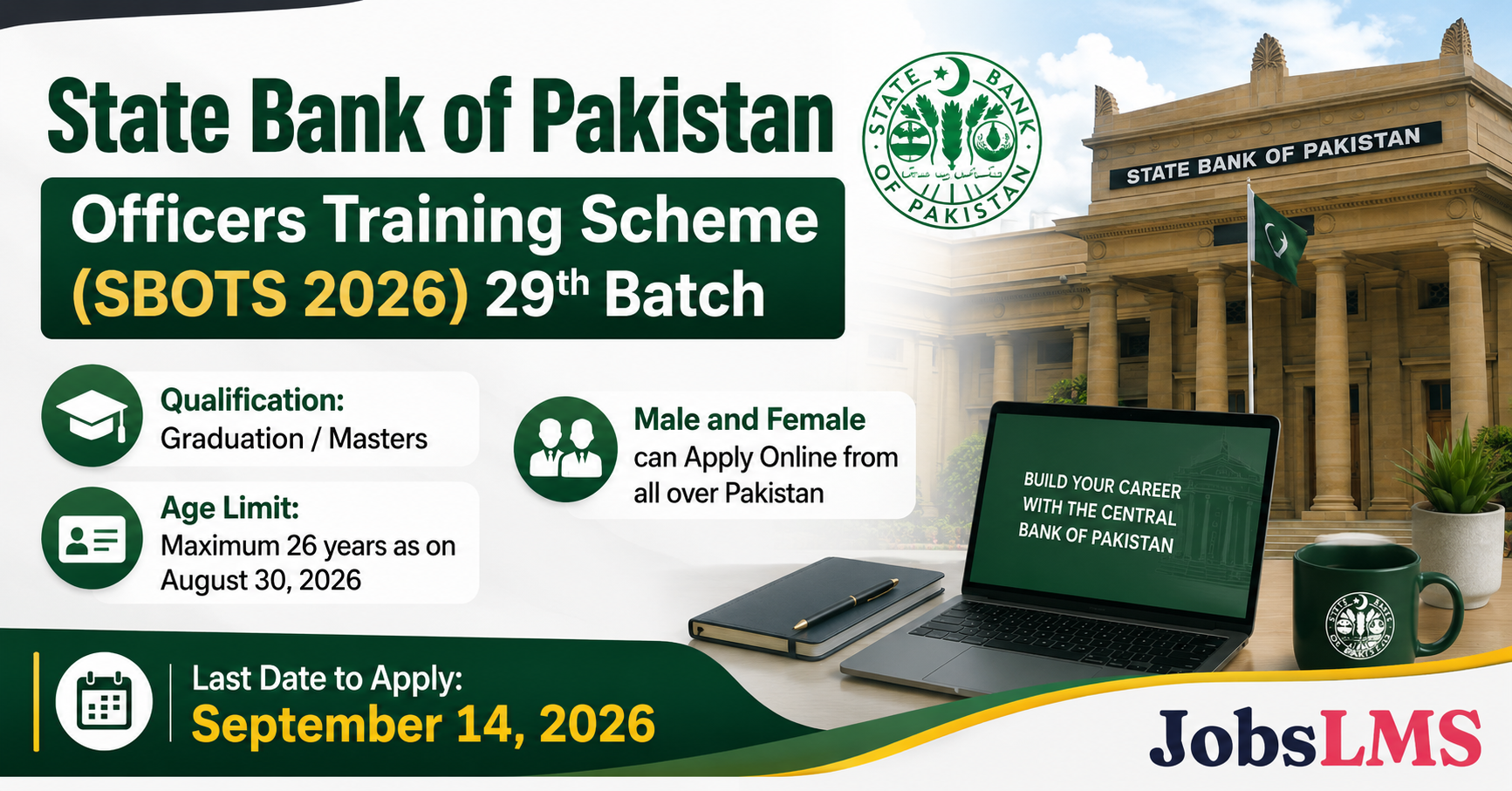State Bank Officers Training Scheme (SBOTS) - 29th Batch | Complete Guide 2026
